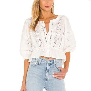 Free People Daisy Chains Eyelet Top